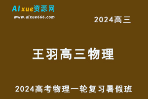 2024王羽高三物理课程24年高考物理一轮复习网课教程-乐学教程网