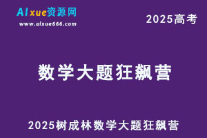 2025树成林数学大题狂飙营-乐学教程网